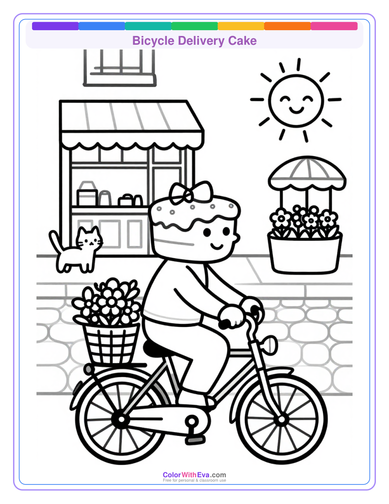 Bicycle Delivery Cake thumbnail