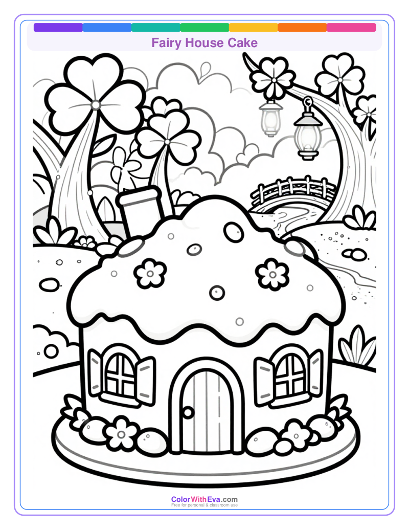 Fairy House Cake preview