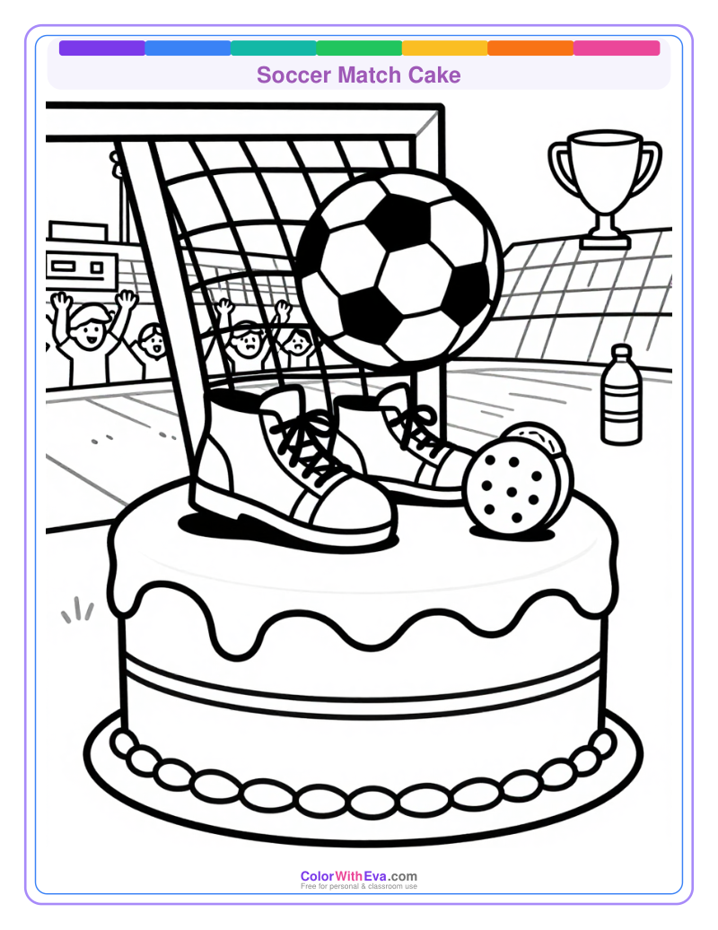 Soccer Match Cake thumbnail
