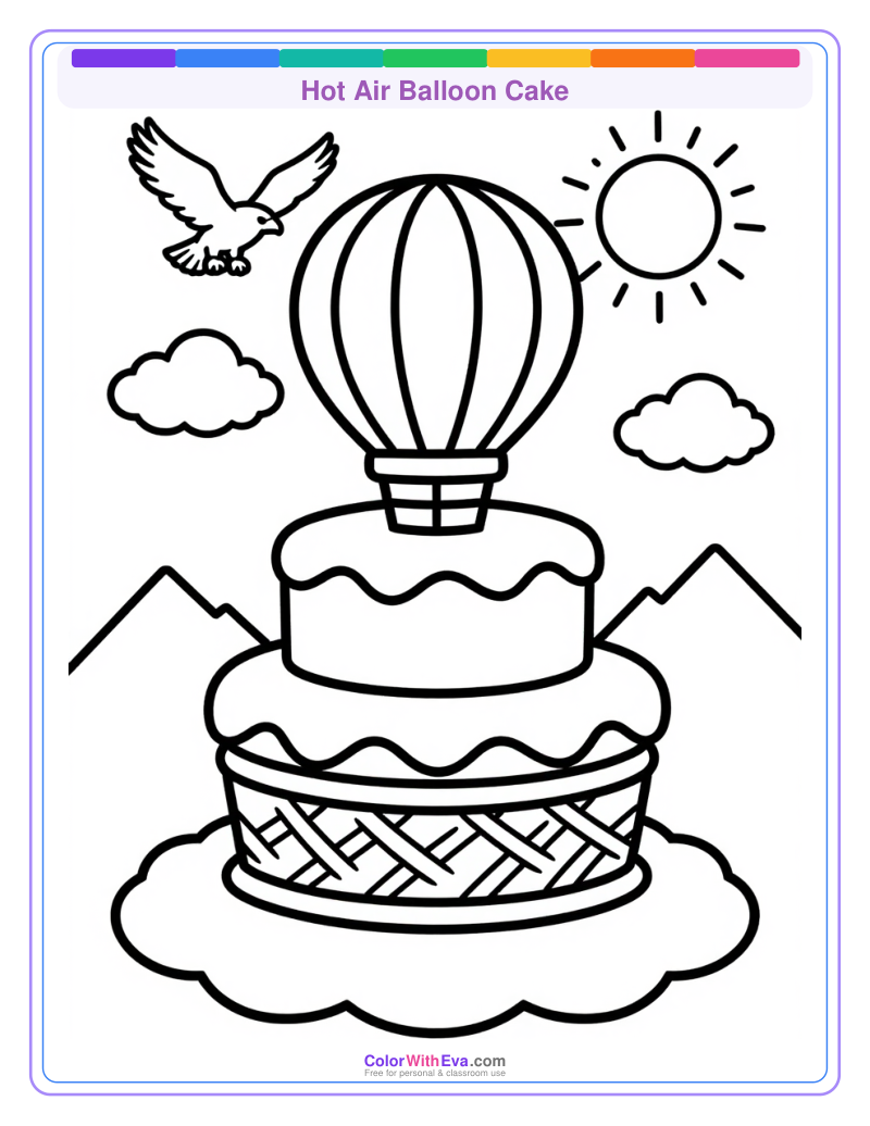 Hot Air Balloon Cake preview