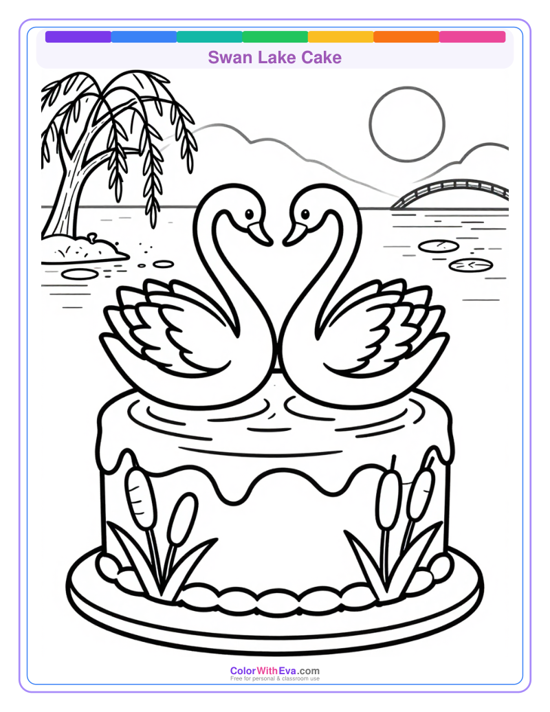 Swan Lake Cake preview