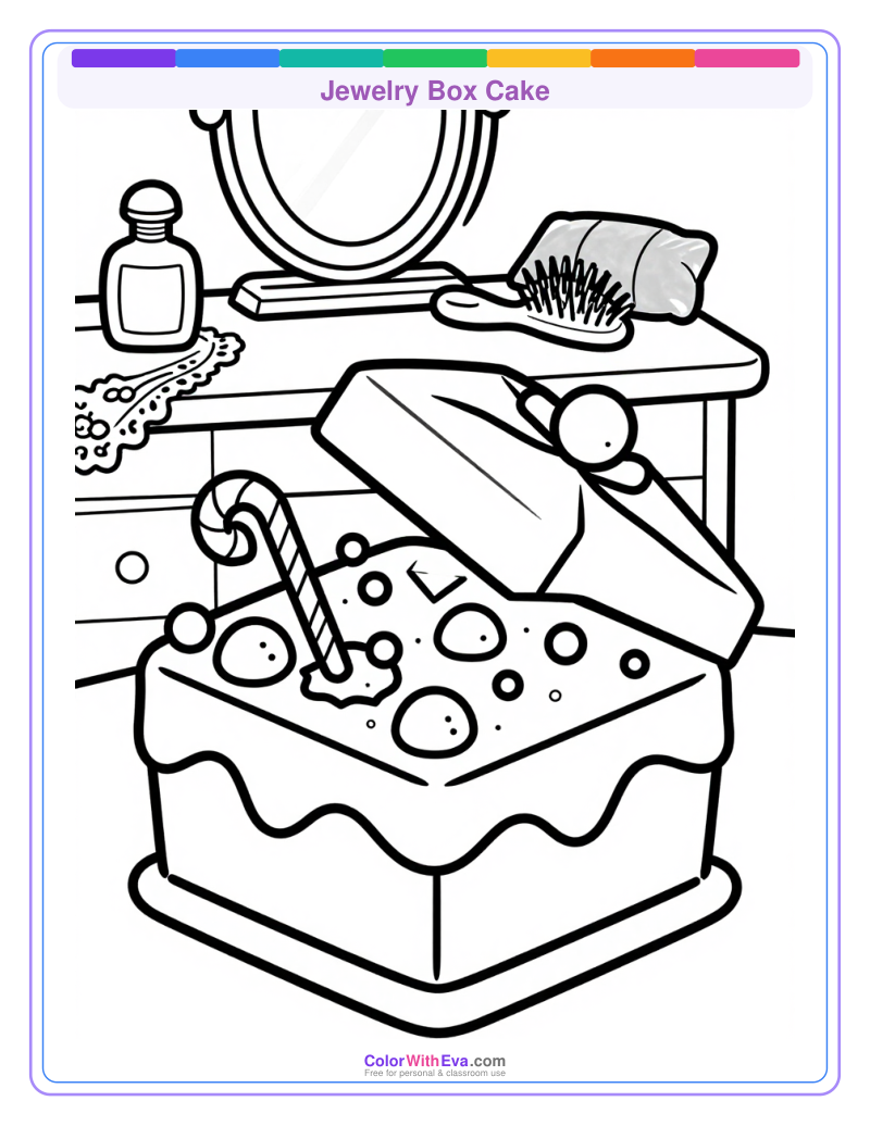Jewelry Box Cake preview