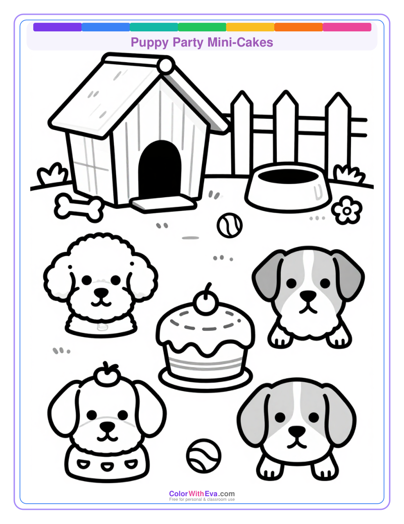 Puppy Party Mini-Cakes preview