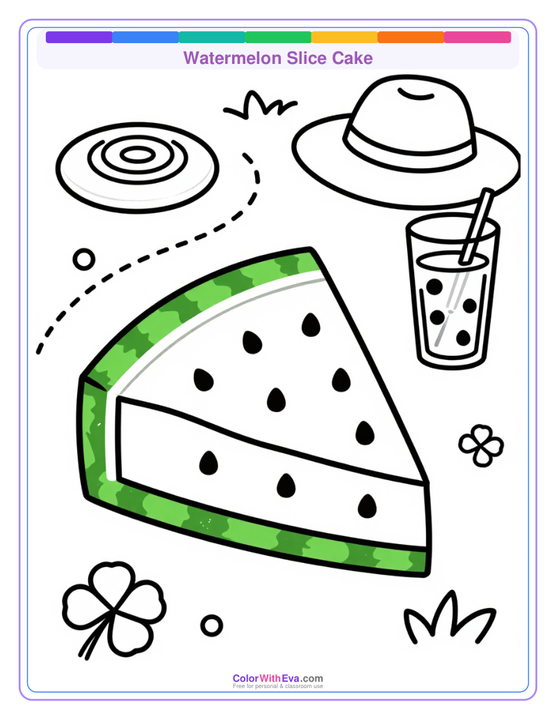 Watermelon Slice Cake preview