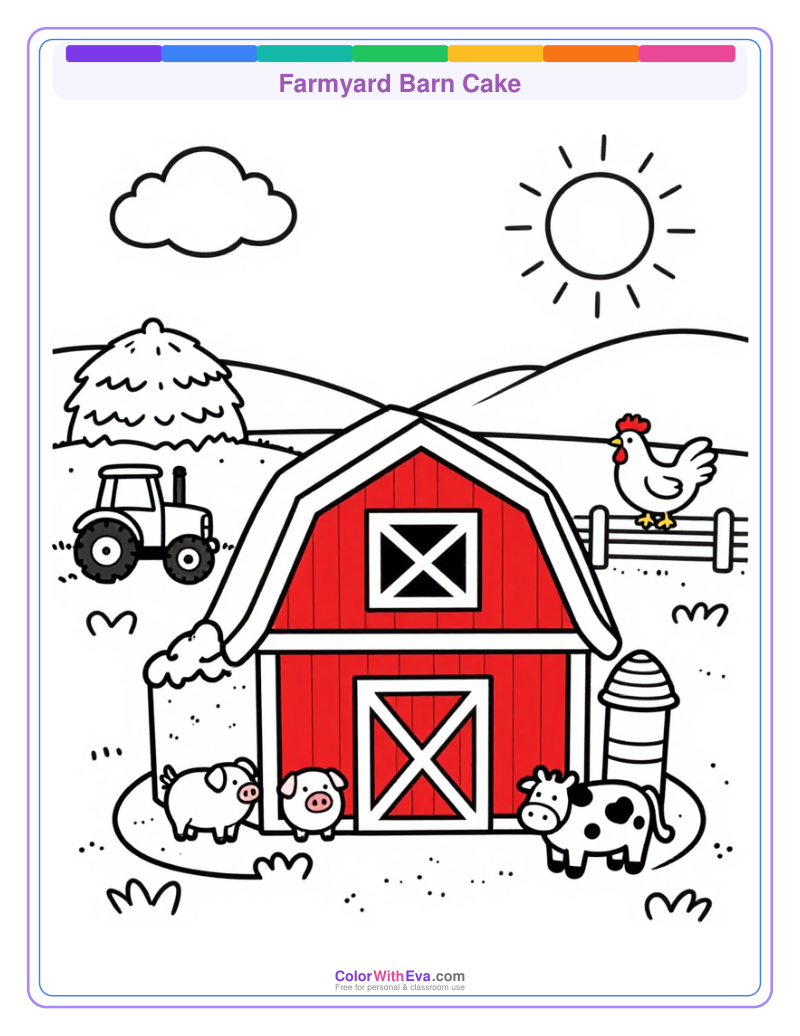 Farmyard Barn Cake preview
