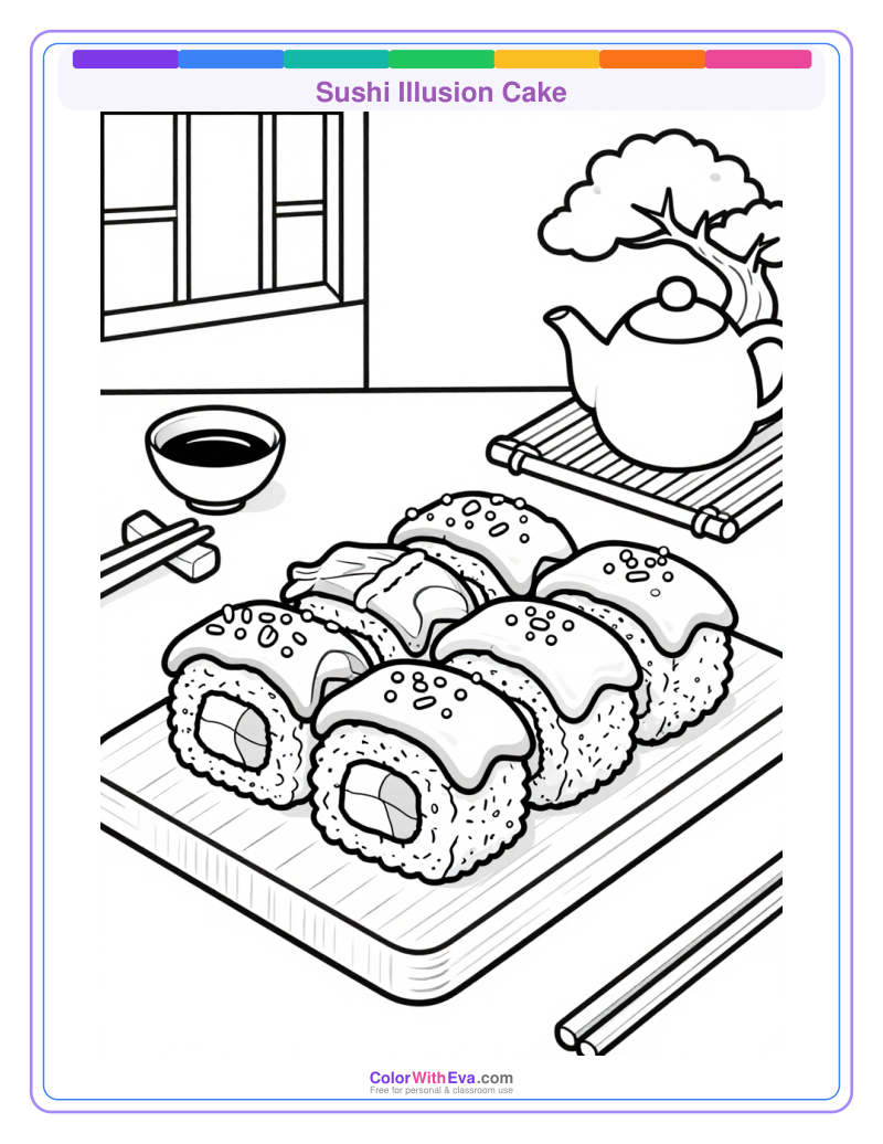 Sushi Illusion Cake preview