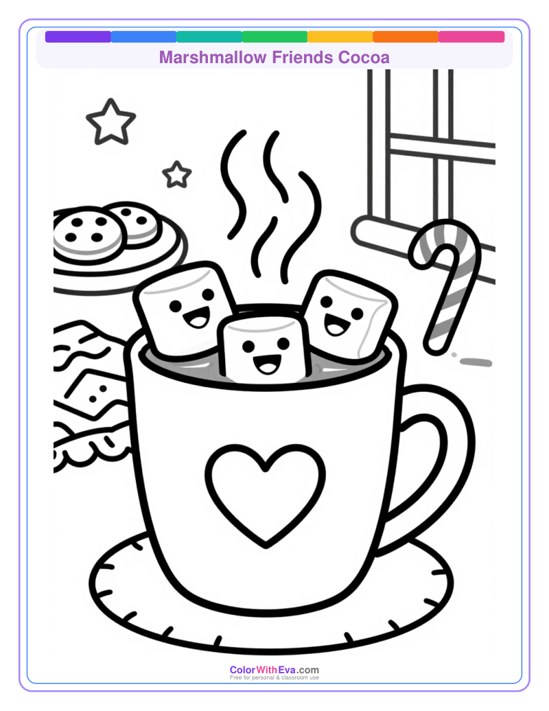 Marshmallow Friends Cocoa preview