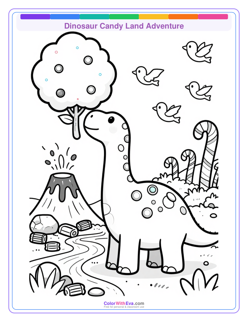 Dinosaur Candy Land Adventure preview