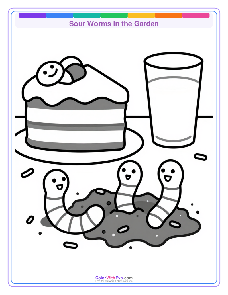 Sour Worms in the Garden preview