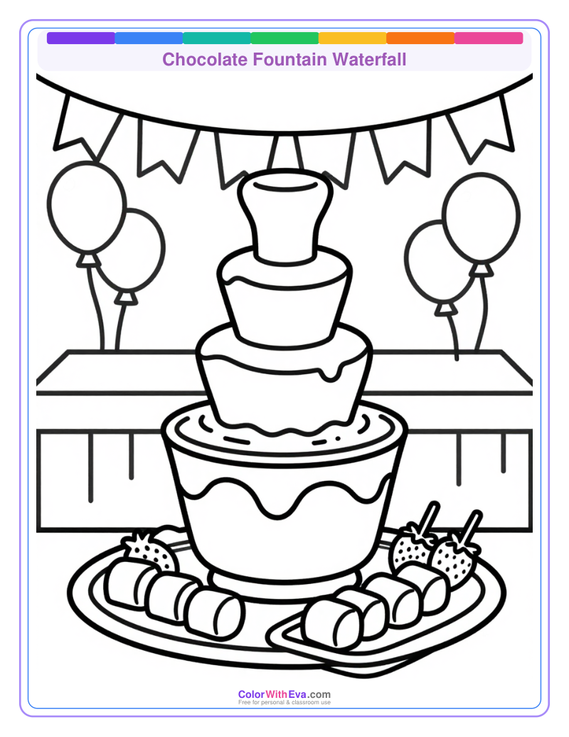 Chocolate Fountain Waterfall preview