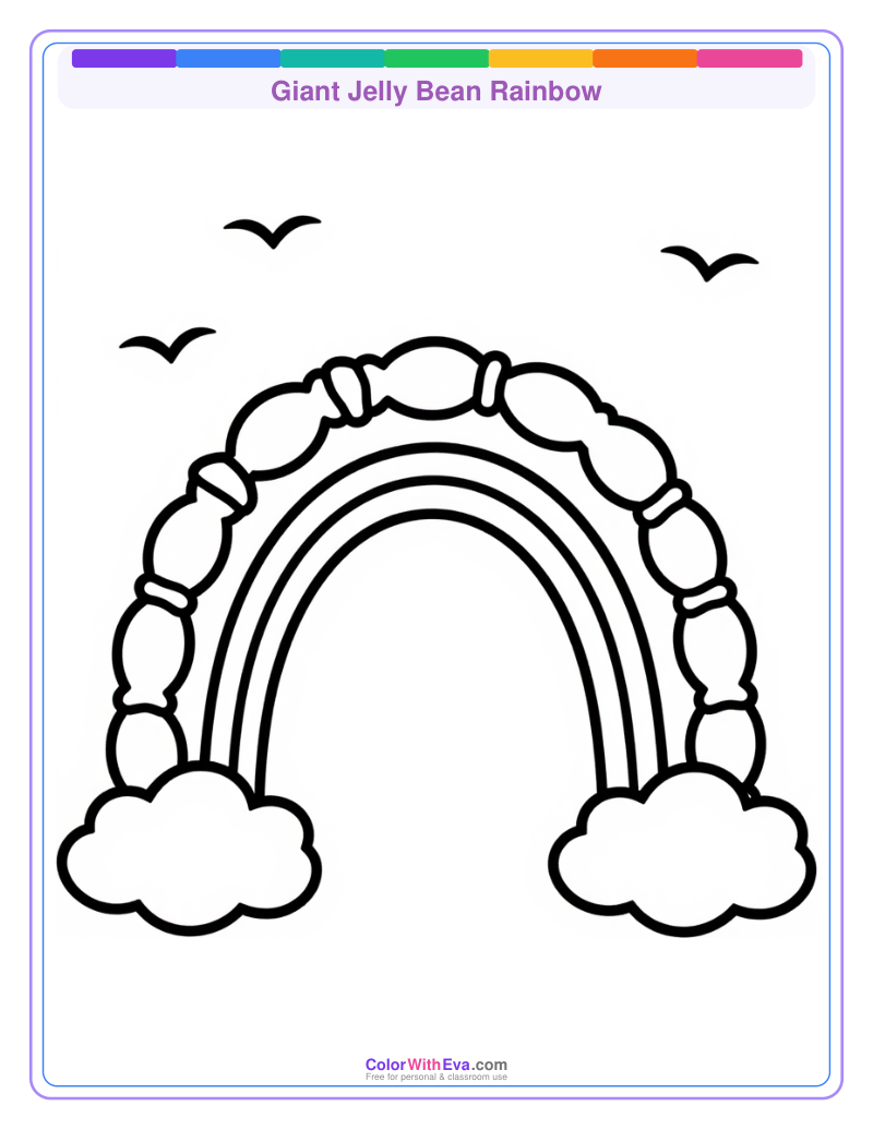 Giant Jelly Bean Rainbow preview