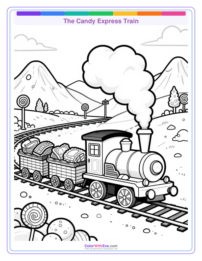 The Candy Express Train preview