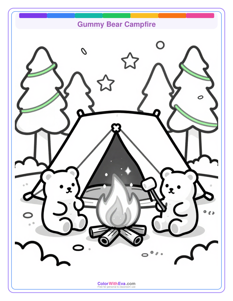 Gummy Bear Campfire preview