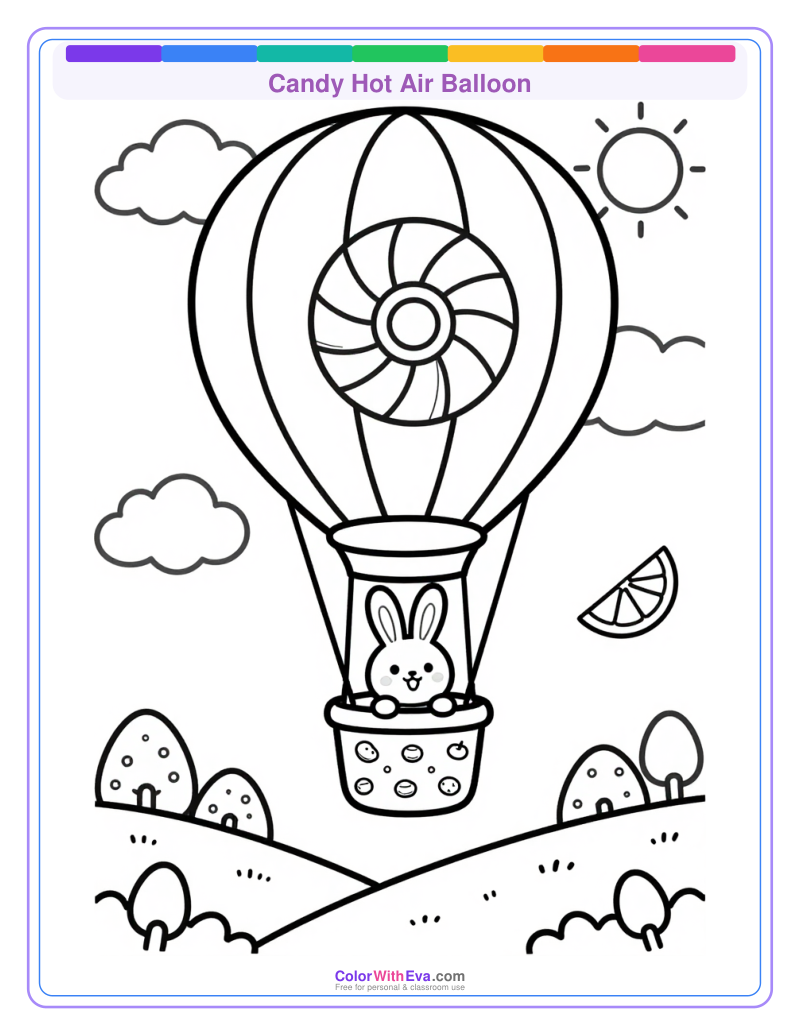 Candy Hot Air Balloon preview