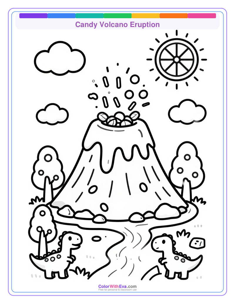Candy Volcano Eruption preview