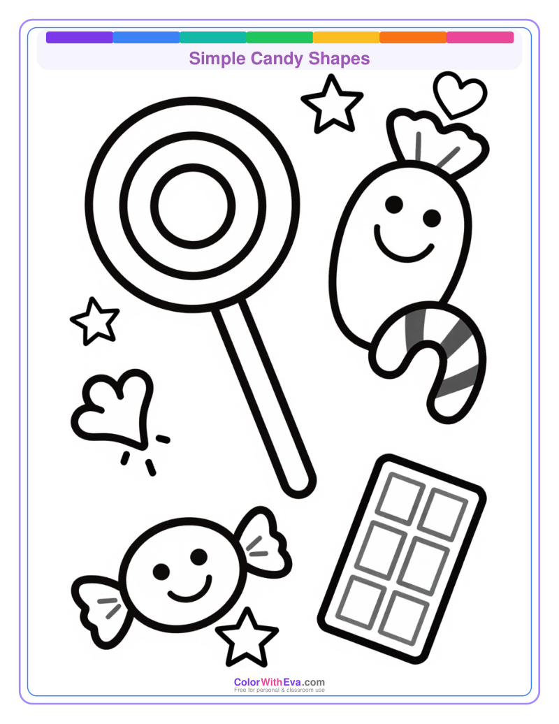 Simple Candy Shapes preview