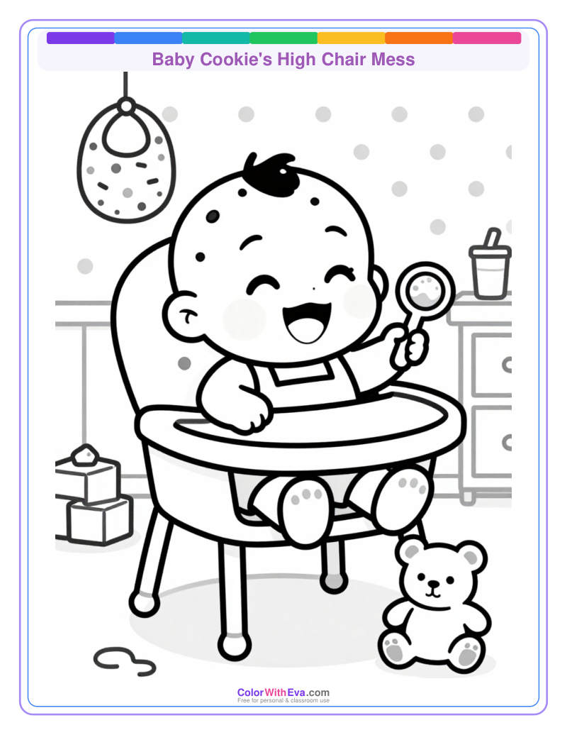 Baby Cookie's High Chair Mess thumbnail