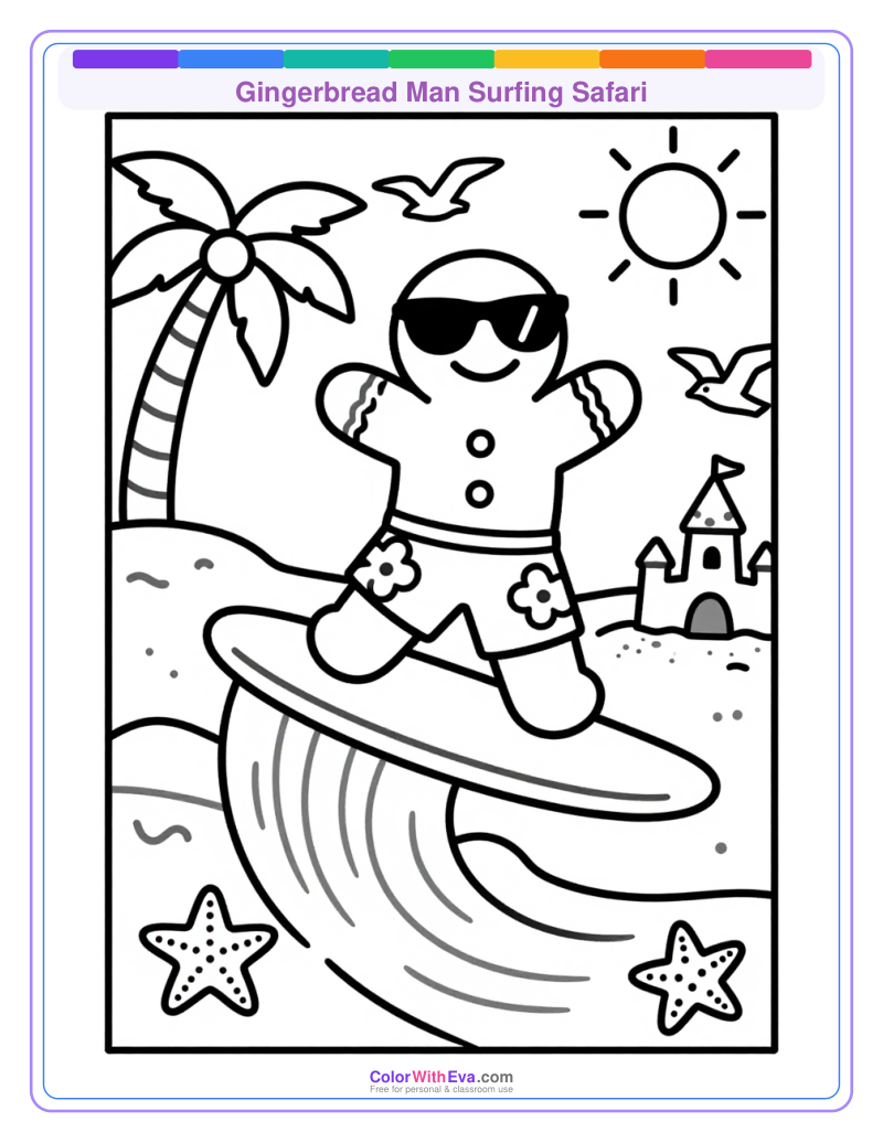 Gingerbread Man Surfing Safari thumbnail