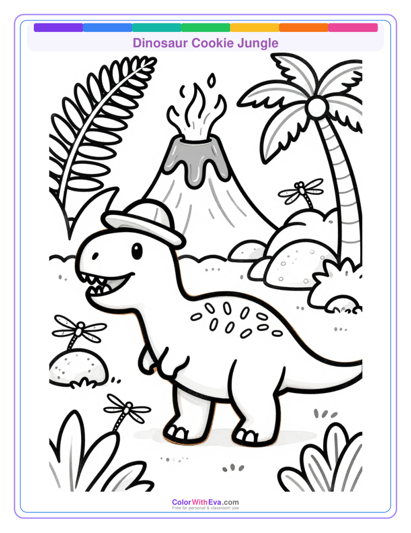 Dinosaur Cookie Jungle preview