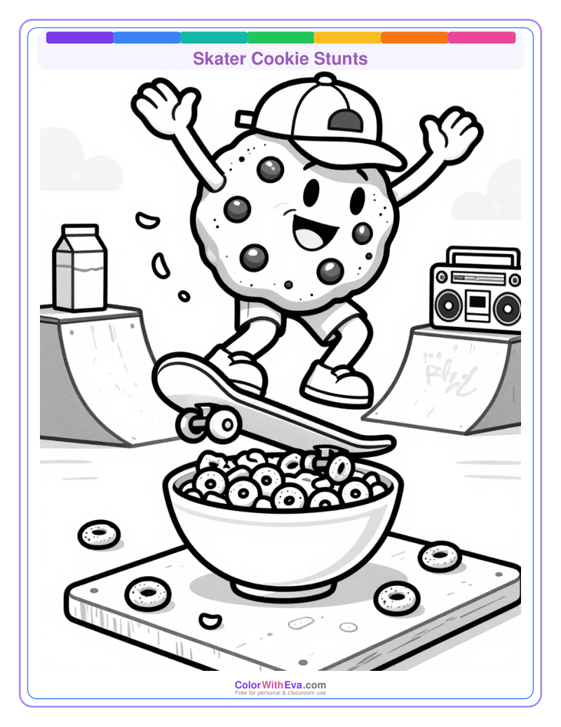 Skater Cookie Stunts thumbnail