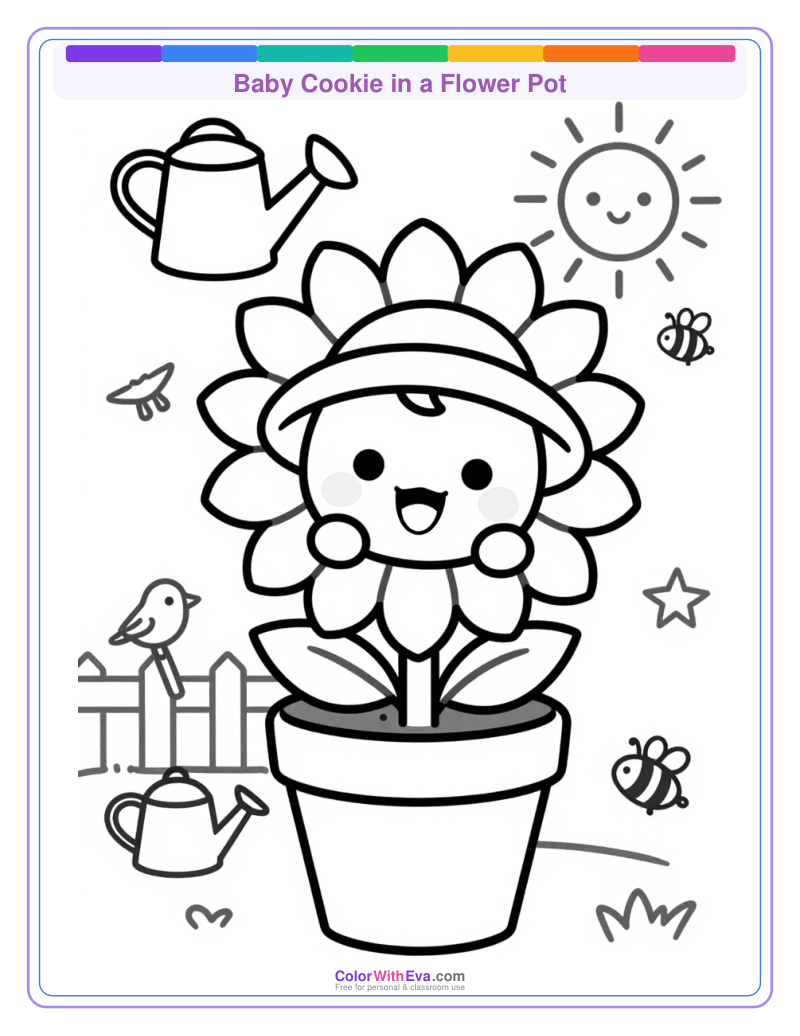 Baby Cookie in a Flower Pot thumbnail