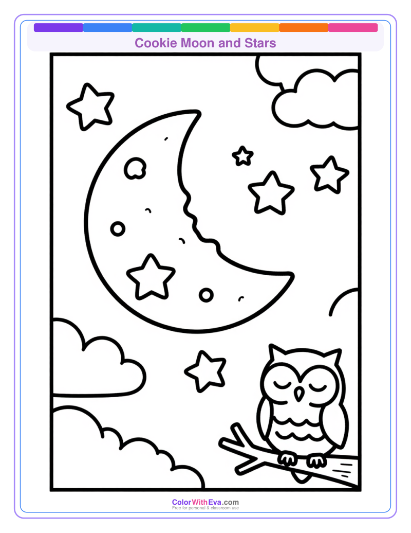 Cookie Moon and Stars preview