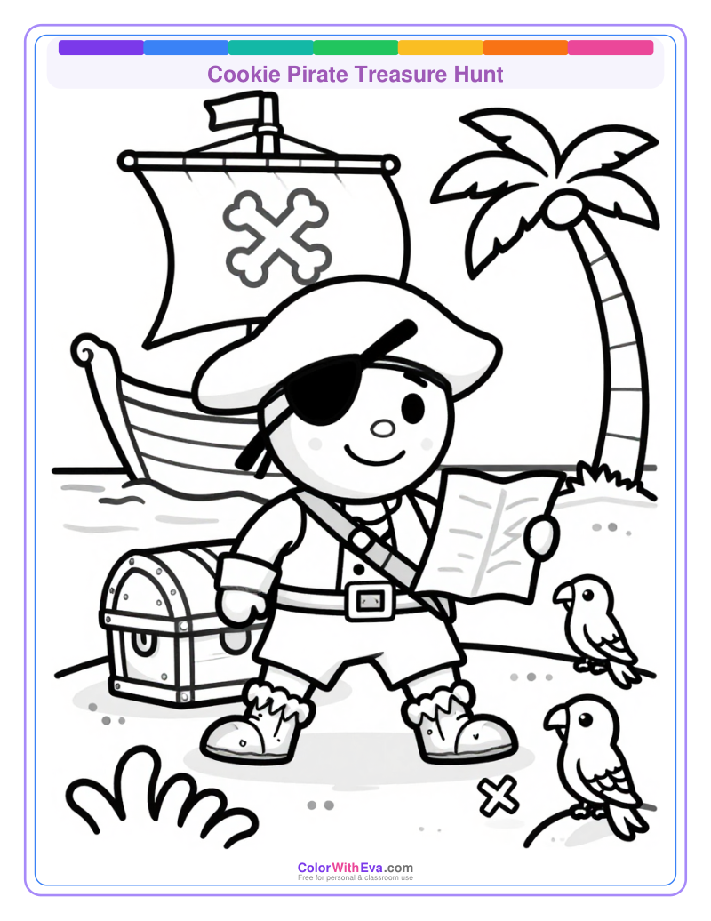 Cookie Pirate Treasure Hunt thumbnail