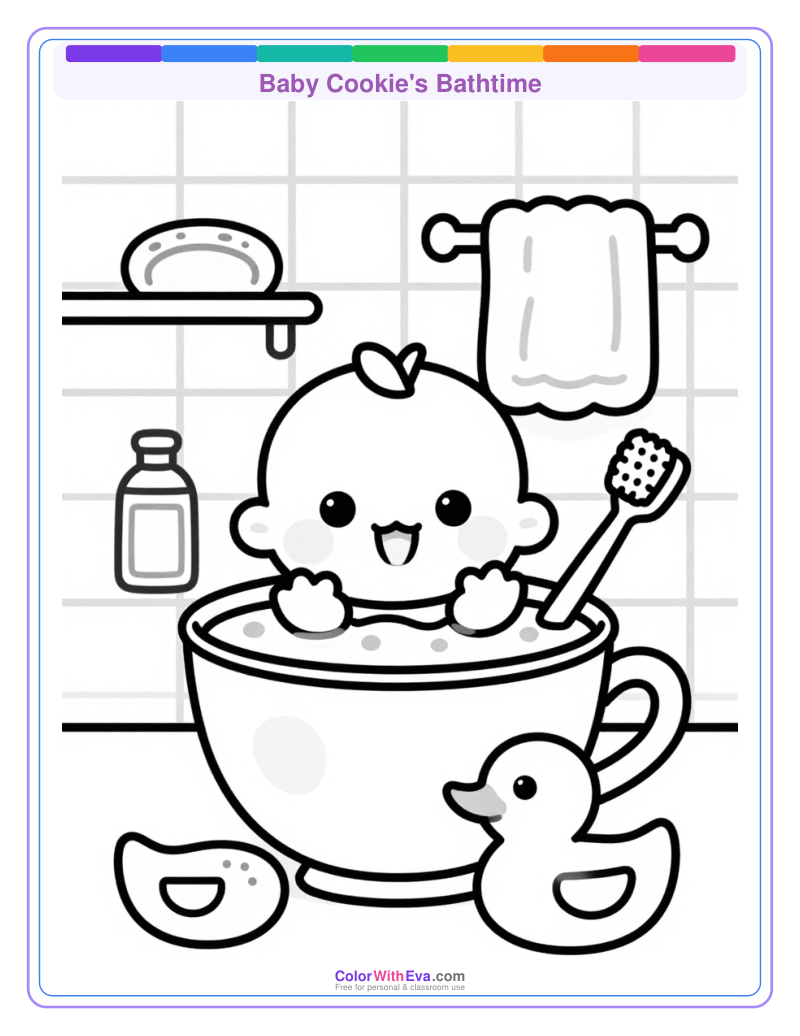 Baby Cookie's Bathtime thumbnail