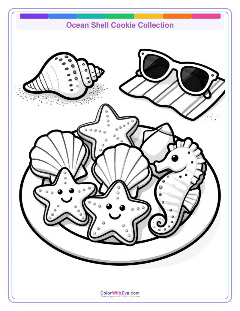 Ocean Shell Cookie Collection preview