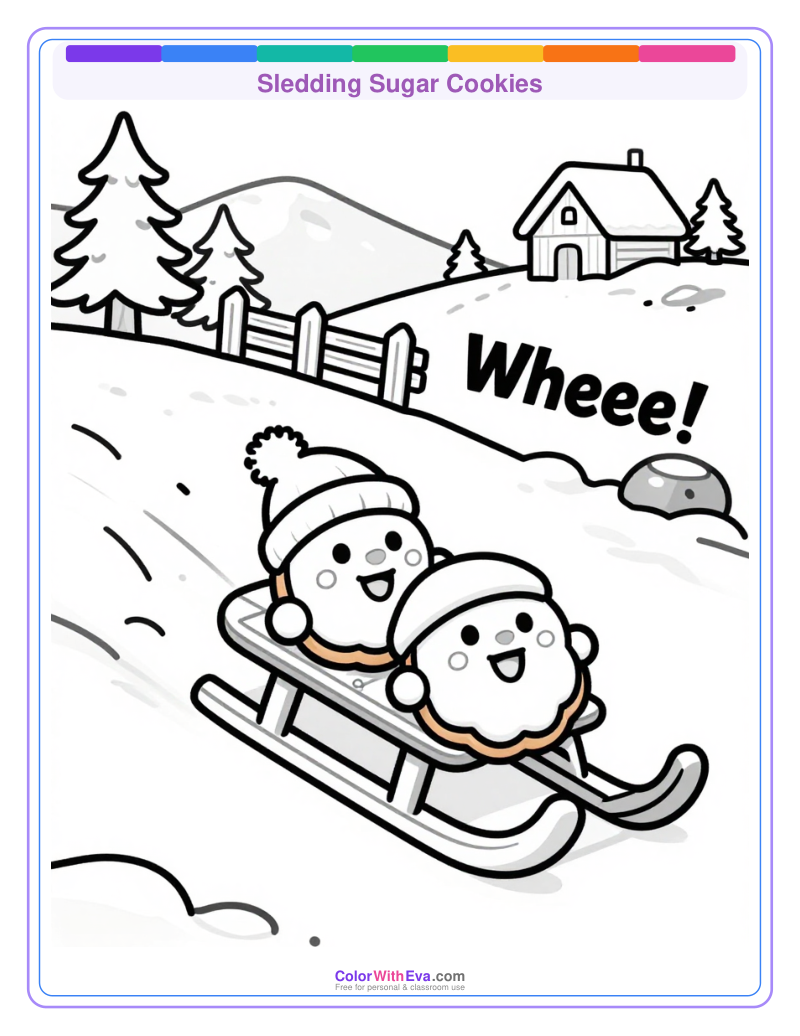 Sledding Sugar Cookies thumbnail