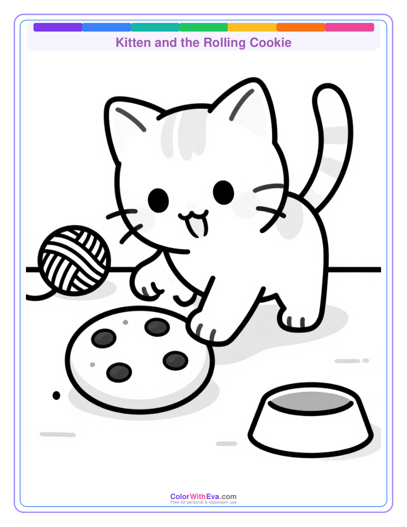 Kitten and the Rolling Cookie preview