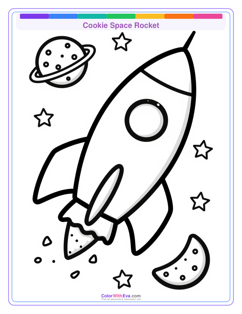 Cookie Space Rocket preview