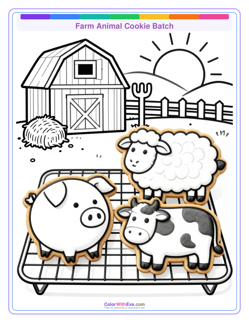 Farm Animal Cookie Batch preview