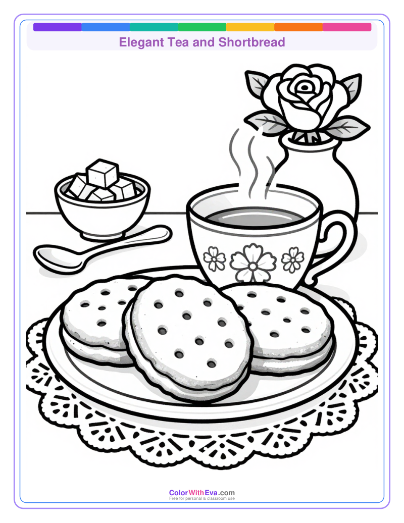 Elegant Tea and Shortbread preview