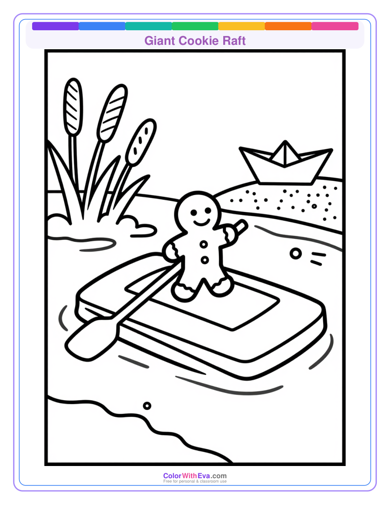 Giant Cookie Raft preview