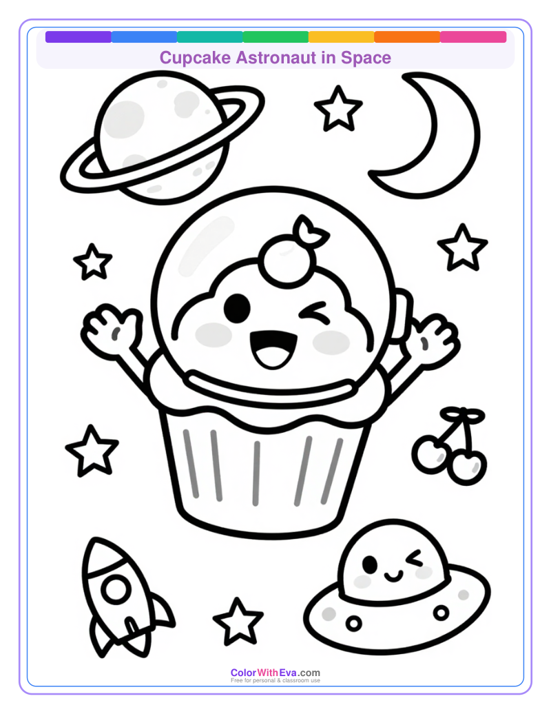 Cupcake Astronaut in Space thumbnail