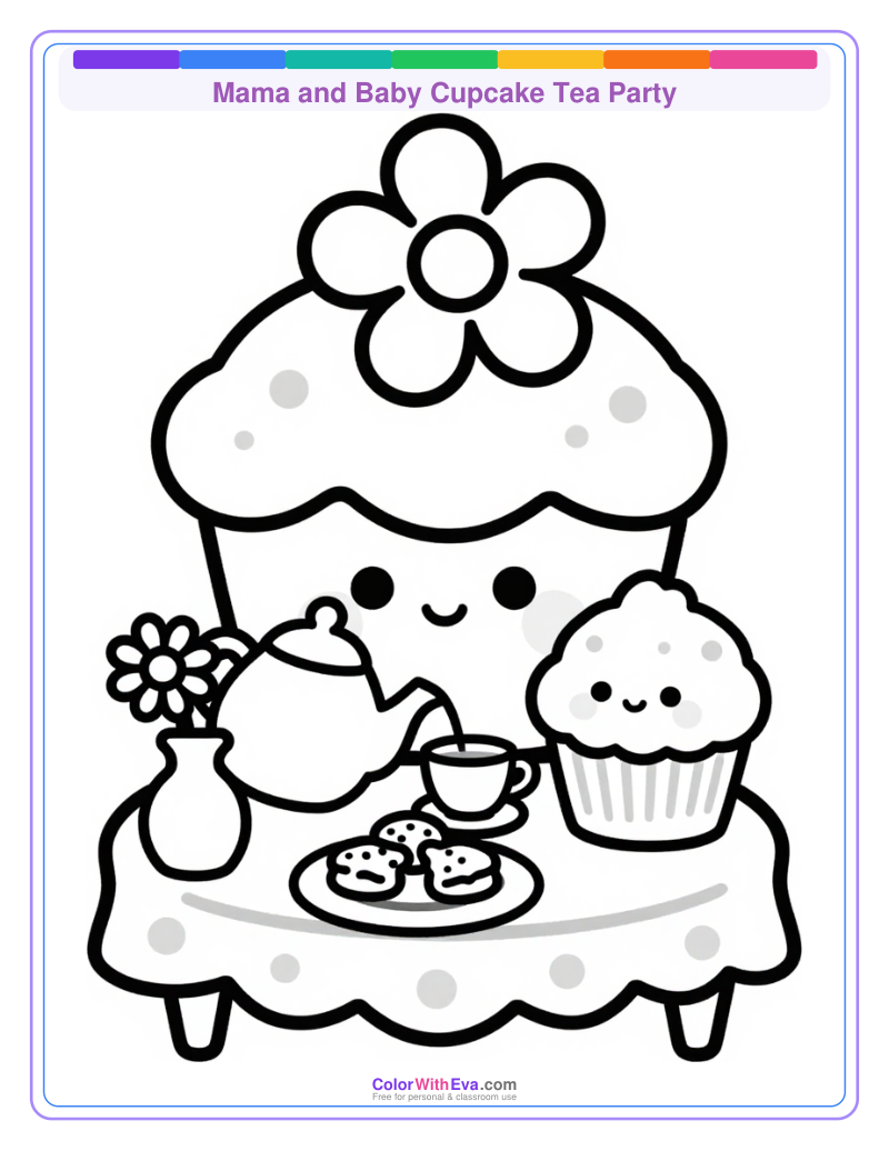 Mama and Baby Cupcake Tea Party thumbnail