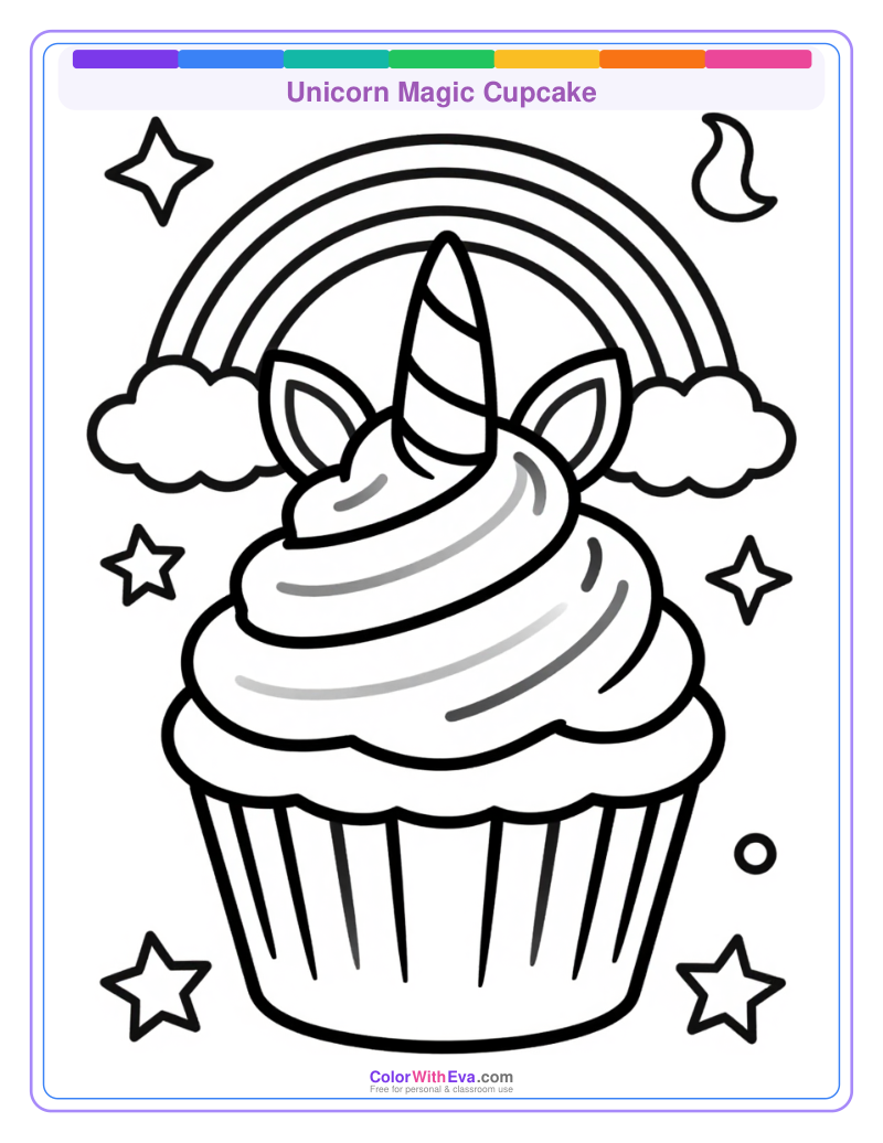 Unicorn Magic Cupcake preview