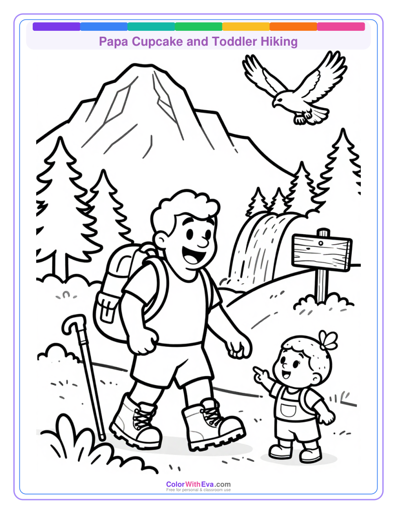 Papa Cupcake and Toddler Hiking thumbnail