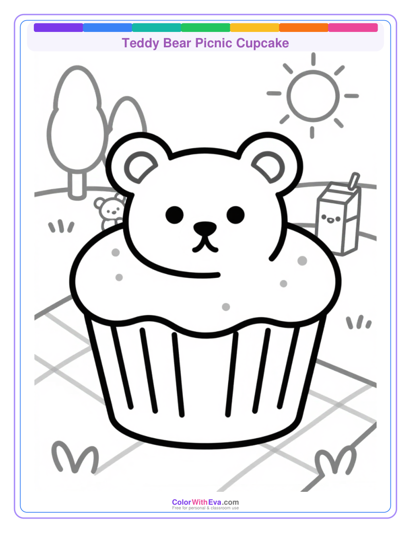 Teddy Bear Picnic Cupcake preview