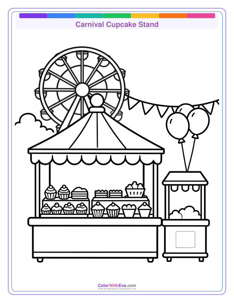 Carnival Cupcake Stand preview