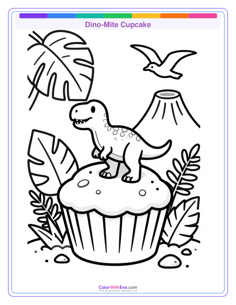 Dino-Mite Cupcake preview