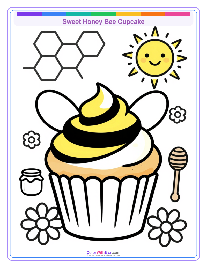 Sweet Honey Bee Cupcake preview