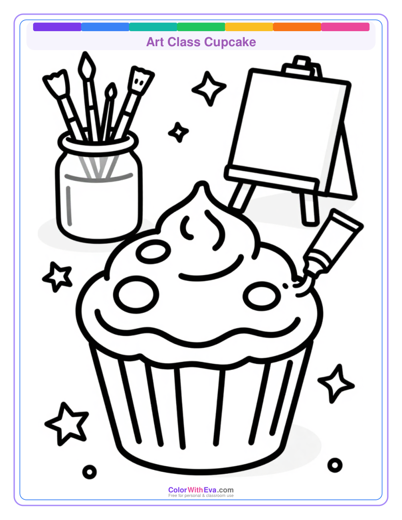 Art Class Cupcake preview