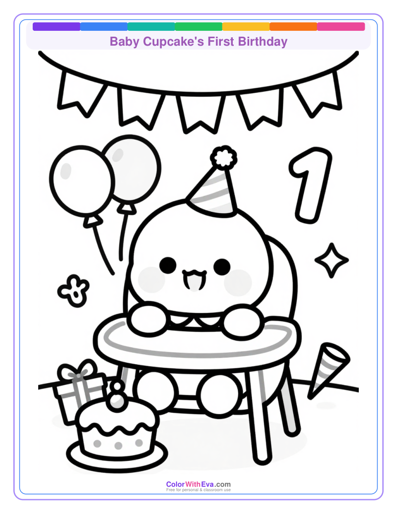 Baby Cupcake's First Birthday thumbnail