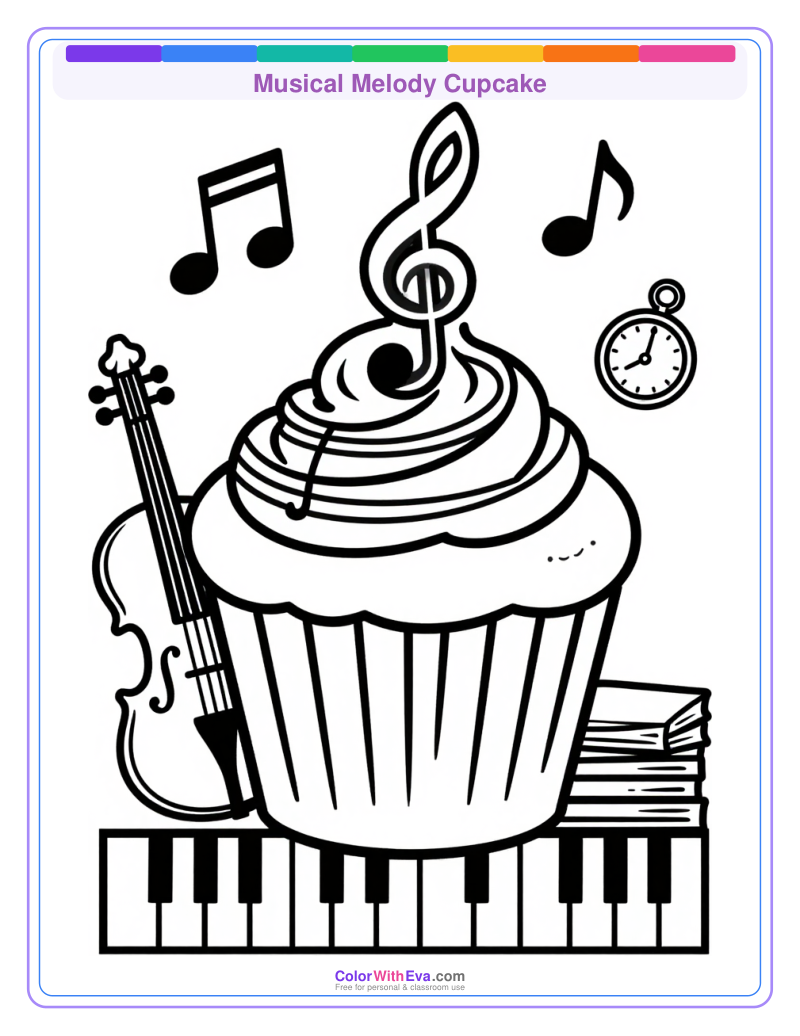 Musical Melody Cupcake preview