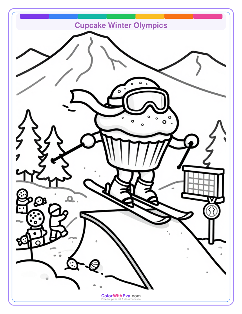 Cupcake Winter Olympics thumbnail