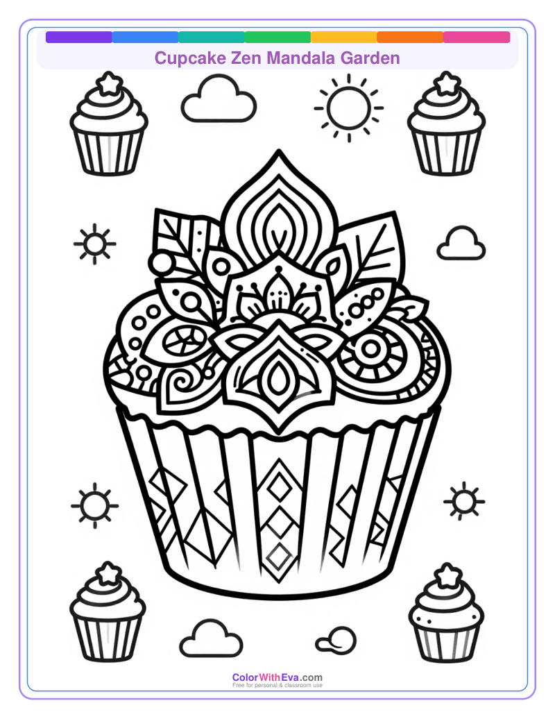 Cupcake Zen Mandala Garden thumbnail