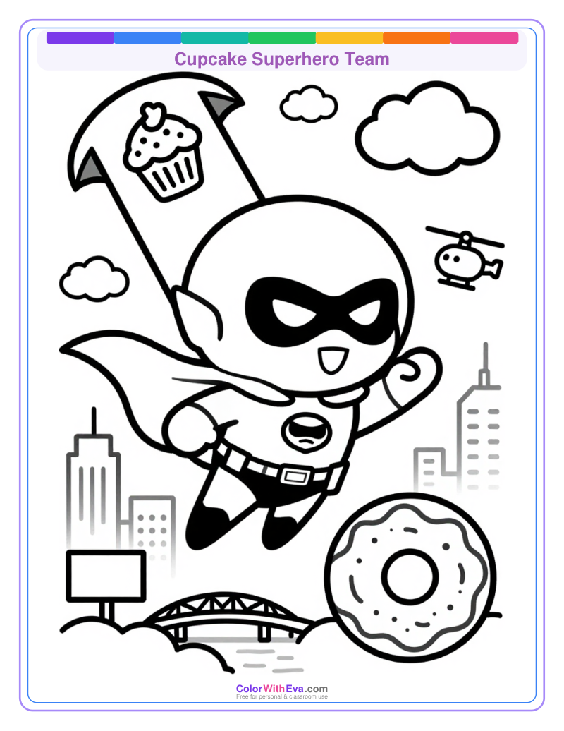 Cupcake Superhero Team thumbnail
