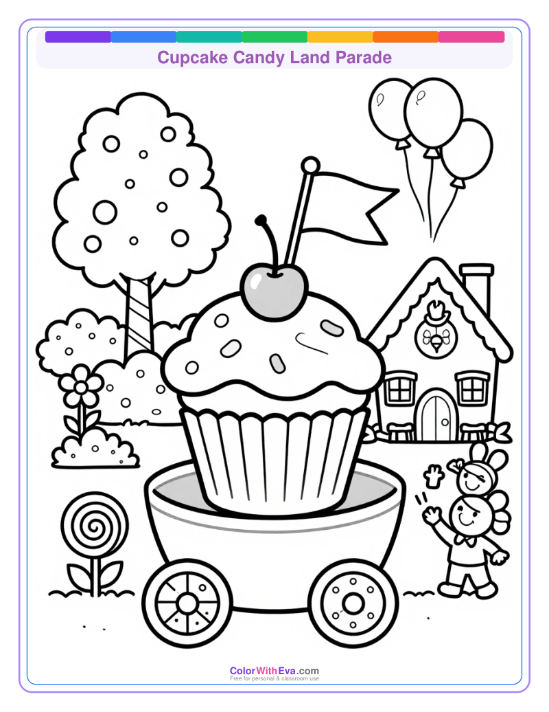 Cupcake Candy Land Parade thumbnail